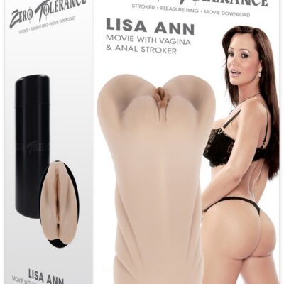 Beige dual-entry TPR stroker in ABS canister by Zero Tolerance Toys