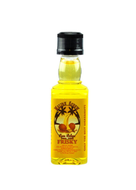 Massage Oil Malibu Screw Love Lickers Edible Warming Oil by Little Genie 1.76 fl oz yellow bottle