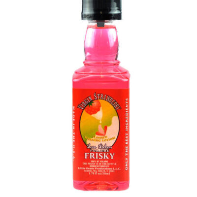 Love Lickers Massage Oil Virgin Strawberry 1.76 fl oz by Little Genie in pink squeeze bottle