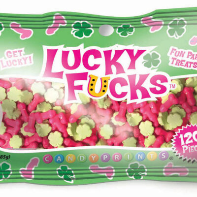 Lucky Fucks 3 Oz Bags hard candy by Little Genie — 120 pieces, gift-ready adult candy