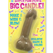 Little Genie Sex Toys - Super Fun Big Penis Candle - Brown
