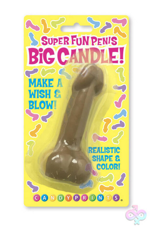 Little Genie Sex Toys - Super Fun Big Penis Candle - Brown