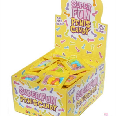Little Genie Sex Toys - Super Fun Penis Candy - 100 Piece p.o.p Display - 3g Bags