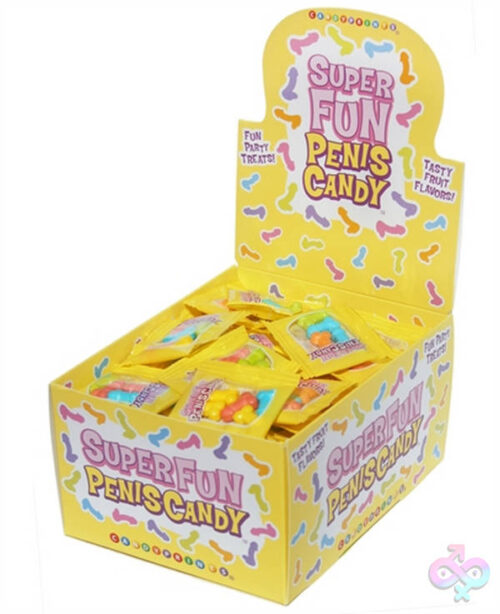 Little Genie Sex Toys - Super Fun Penis Candy - 100 Piece p.o.p Display - 3g Bags