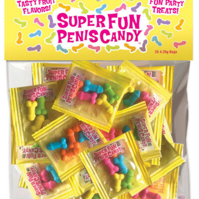 Super Fun Penis Candy 25 Individual Fun-Size Packages by Little Genie