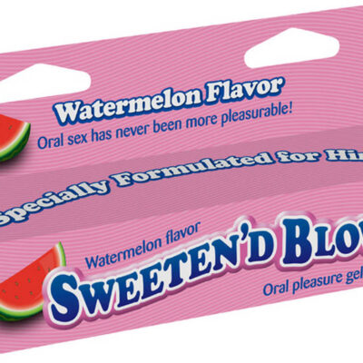 Sweetend Blow Watermelon flavored oral pleasure gel tube by Little Genie