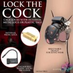 Lock Down Chastity Cage - Black - Image 3