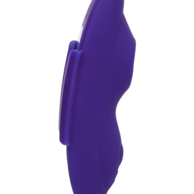 Lock N Play Remote Suction Panty Teaser in purple by CalExotics — remote control vibrating panties with magnetic tabs