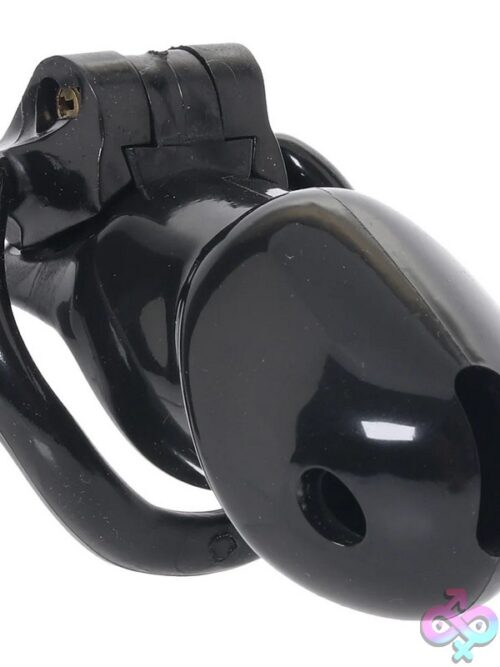Lockmaster 4&Quot; Resin Cock Cage Black - Image 2