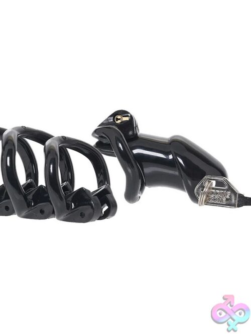 Lockmaster 4&Quot; Resin Cock Cage Black - Image 3