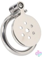 Lockmaster Stainless Steel Flat Inverted Chastity Cage - Image 2