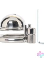 Lockmaster Stainless Steel Inverted Micro Chastity Cage - Image 3
