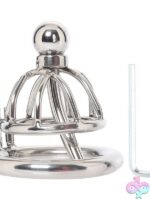 Lockmaster Inverted Micro Chastity Cage With Urethral Straw - Image 3