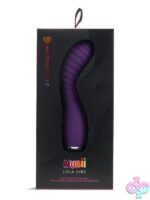 Lola Nubii flexible warming G-spot vibe in pink silicone on a soft neutral background