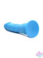 Lollicock 7" Silicone Dildo Without Balls – Berry Blue - Image 3