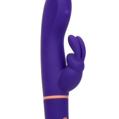 rolling G-spot rabbit vibrator Love Bunny Beaded Rollin G Bunny by CalExotics in purple