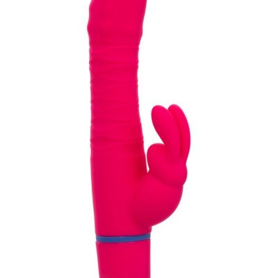 beaded spinning rabbit vibrator Love Bunny Beaded Spin Bunny by CalExotics in pink