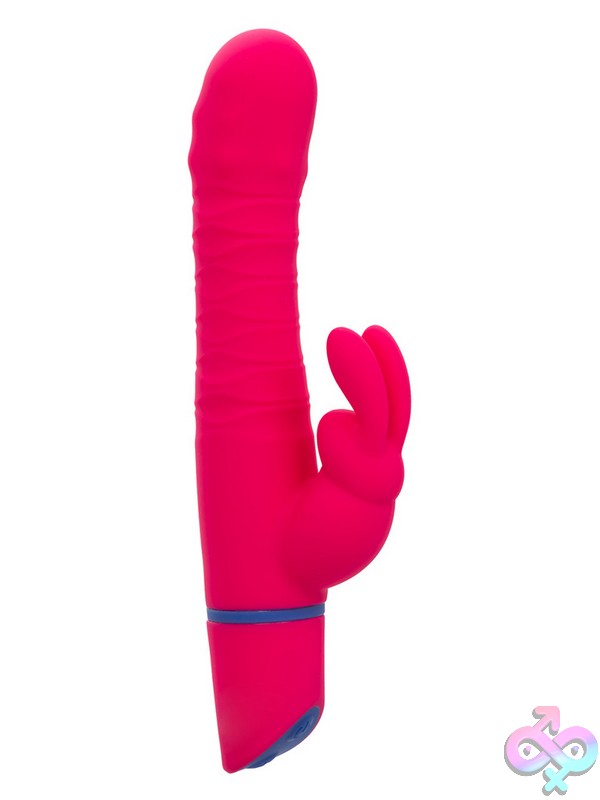 Discreet-Toys-Love-Bunny-Beaded-Spin-Bunny-Nu-Se-0619-59-3 Beaded Spinning Rabbit Vibrator Love Bunny Beaded Spin Bunny By Calexotics In Pink