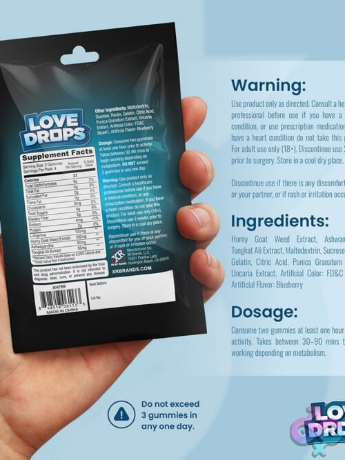 Love Drops Sexual Enhancement Gummies For Him - Image 3
