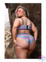 Love Is Love Holographic Crop Top & Panty Set - Image 3