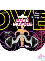 Love Muscle pecker exerciser novelty gag gift in silver by Hott Products