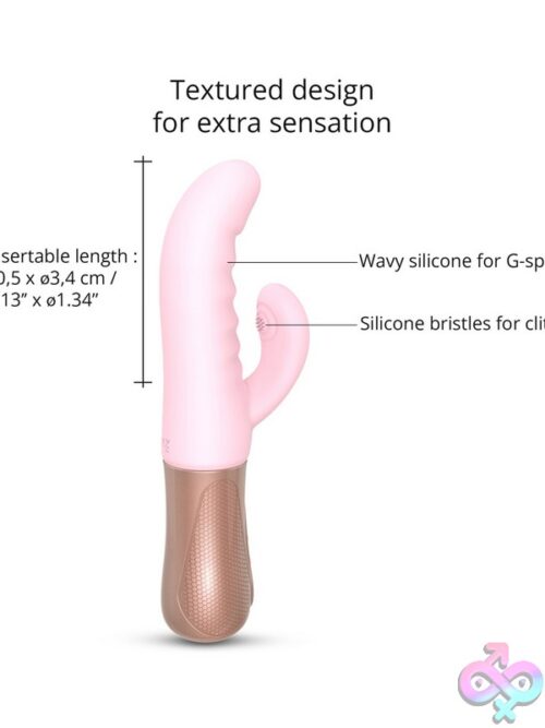 Love To Love Sassy Bunny Rabbit Vibrator In Baby Pink - Image 3