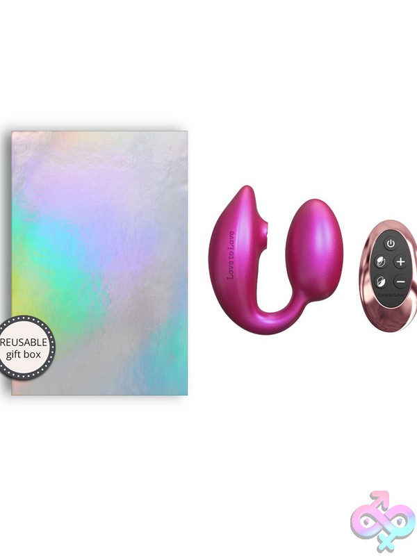 Discreet-Toys-Love-To-Love-Wonderlover-Iridescent-Berry-Nu-Lp-6033180 Iridescent Berry Flapping Clitoral And G-Spot Vibrator With Remote Control By Love To Love