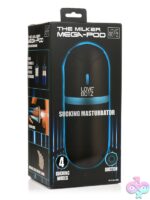 Lovebotz Mega-Pod sucking masturbator in black ABS plastic with TPE sleeve by Xr Lovebotz