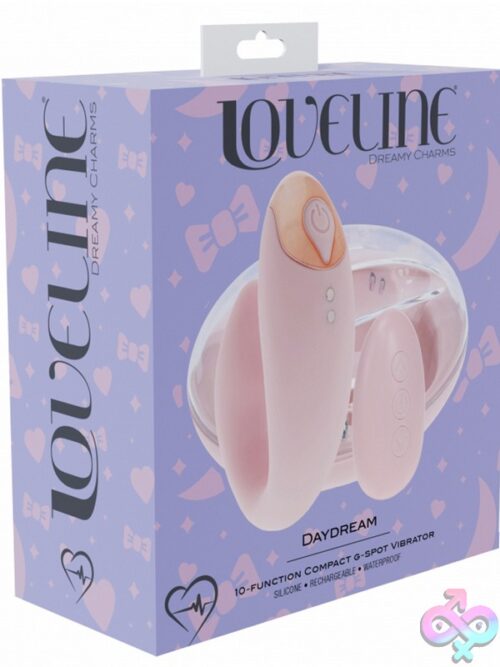 Loveline Daydream Dual G-Spot And Clitoral Vibrator With Remote Control In Blue Pink And Yellow