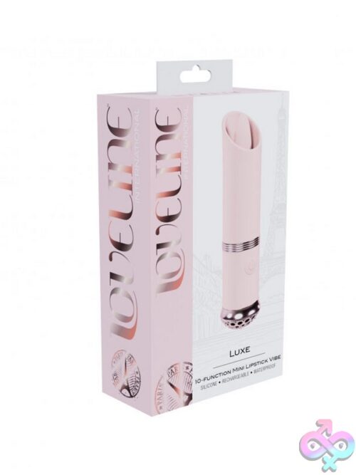 Loveline Luxe Mini Lipstick Vibe In Pink And Blue With Color-Changing Light-Up Base