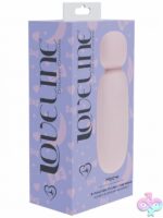 Loveline Mochi chunky mini wand vibrator in pink silicone by Shots Toys