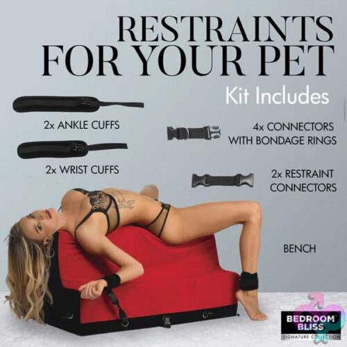 Lover'S Bondage Bench - Red - Image 2