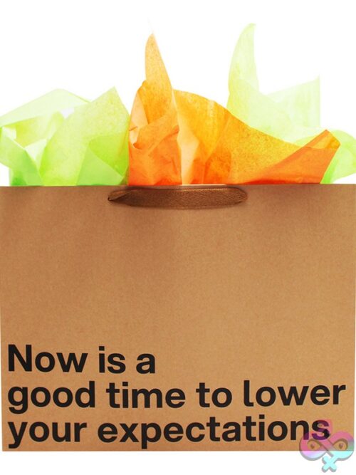 Lower Your Expectations Large Gift Bag - Image 2