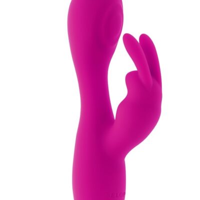 Pink Rechargeable Bunny Vibrator Luna Bunny by Selopa