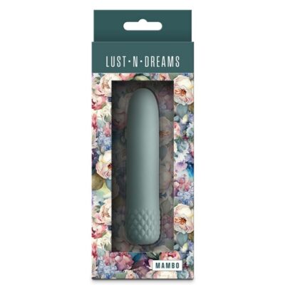 Mambo compact flexible silicone vibrator in gray by Ns Novelties