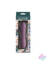 Poise small thrusting g-spot vibrator in mauve silicone by NS Novelties