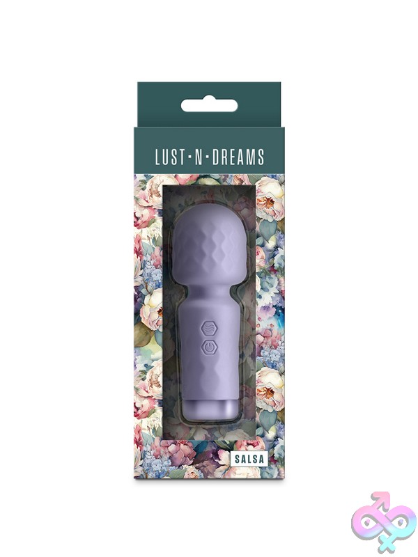 Discreet-Toys-Lust-N-Dreams-Salsa-Lavender-Nu-Nsn-0245-15 Salsa Petite Lavender Silicone Vibrating Wand By Ns Novelties