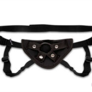 Lux Fetish Sex Toys - Neoprene Strap-on Harness - Black