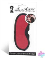 Peek-a-Boo Love Mask - Red