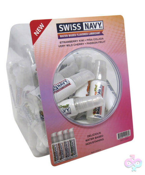 M.D. Science Lab Sex Toys - Swiss Navy 4 Flavored 1oz 50ct Fishbowl