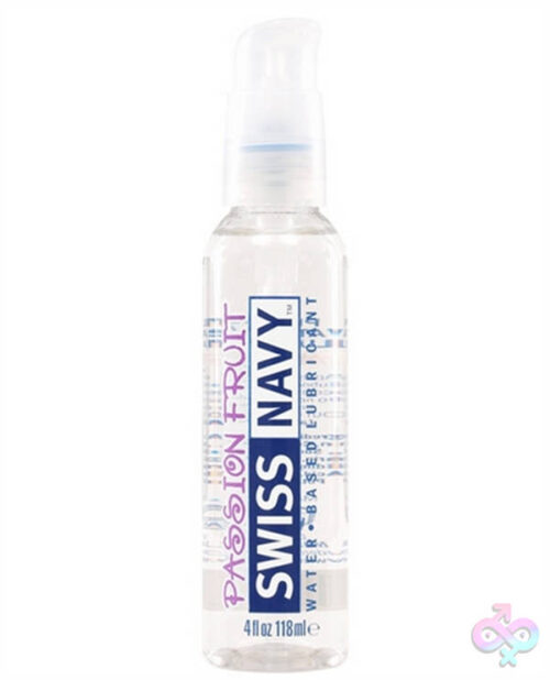 M.D. Science Lab Sex Toys - Swiss Navy Flavors Water Based Lubricant - Passion Fruit 4 Fl. Oz.