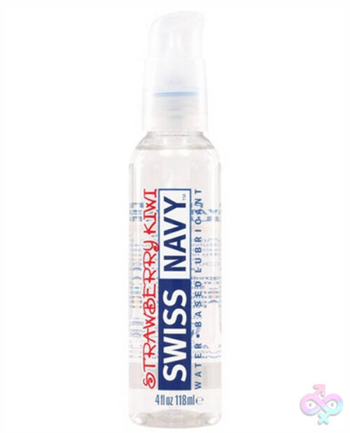 M.D. Science Lab Sex Toys - Swiss Navy Flavors Water Based Lubricant - Strawberry Kiwi 4 Fl. Oz.