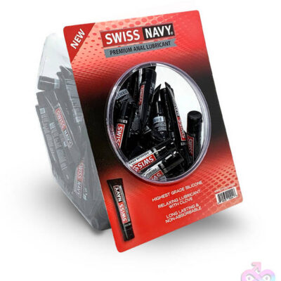 M.D. Science Lab Sex Toys - Swiss Navy Premium Silicone Anal Lubricant -100  Count Bowl - 10ml Bottles
