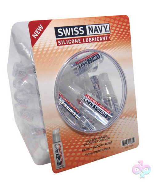 M.D. Science Lab Sex Toys - Swiss Navy Silicone 1oz Fishbowl 50ct