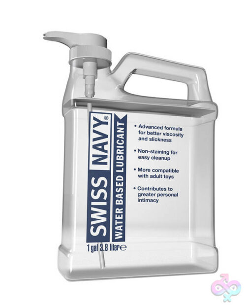 M.D. Science Lab Sex Toys - Swiss Navy Water-Based Lubricant 1 Gallon
