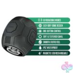 M for Men - Dome X - Vibrating Masturbator - Black - Image 6