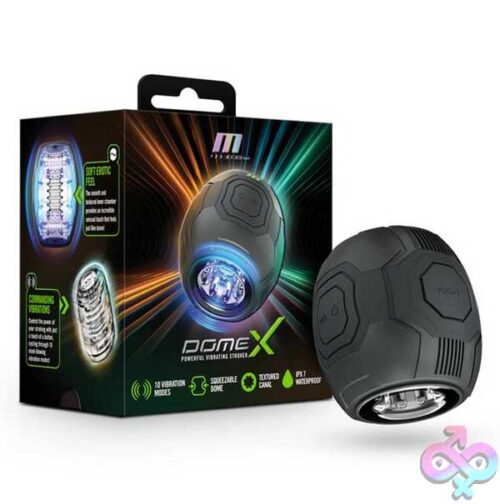 M For Men - Dome X - Vibrating Masturbator - Black - Image 7