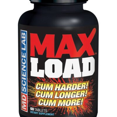MAX Load 60-count black bottle intimate wellness supplement by Md Science Lab