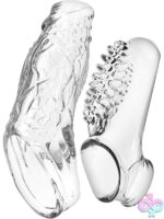 dual penis sleeve kit Magic Dual Sleeve Kit Clear by Nasstoys
