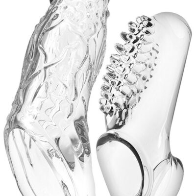 dual penis sleeve kit Magic Dual Sleeve Kit Clear by Nasstoys